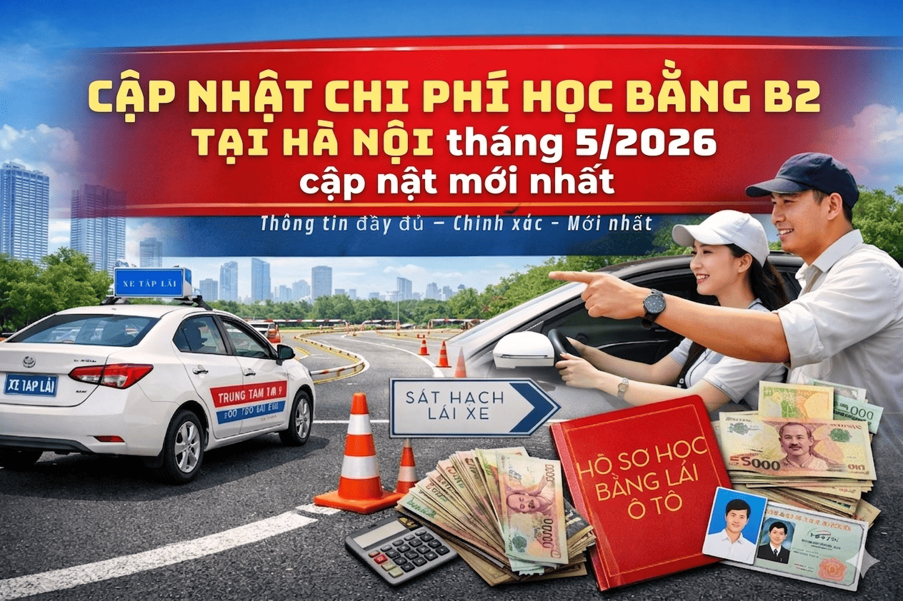Cập Nhật Chi Phí Học Bằng B2 Tại Hà Nội Tháng 5/2026 (Mới Nhất)