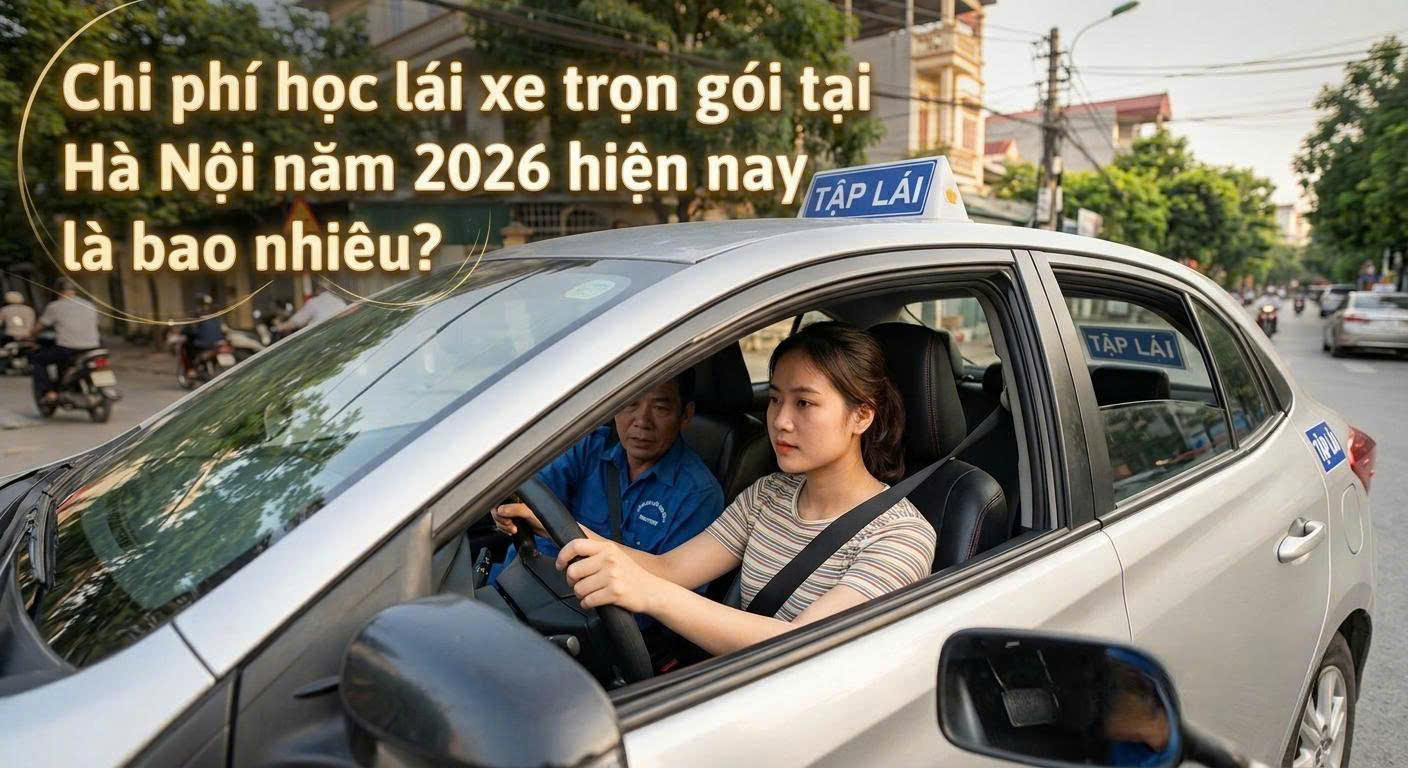 Chi Phí Học Lái Xe Trọn Gói Năm 2026 tại Hà Nội Bao Nhiêu? - Cập nhật mới nhất