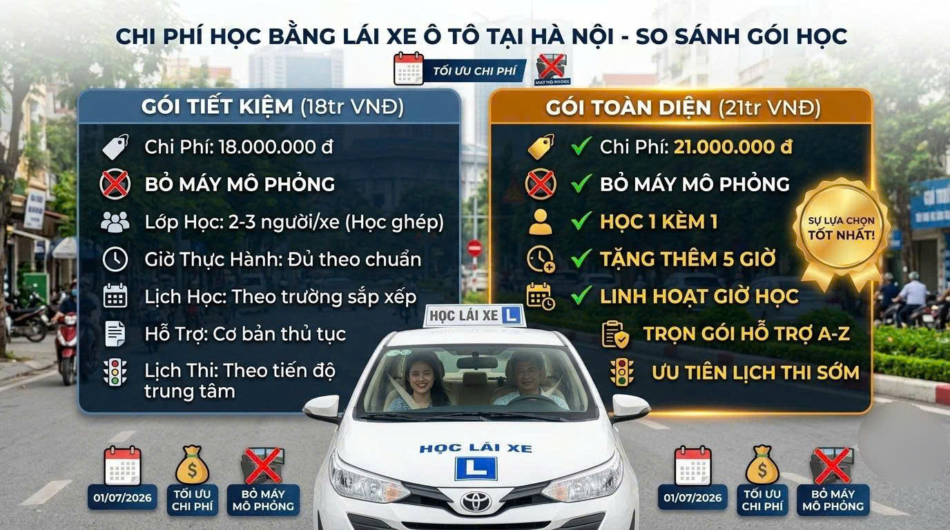 So sánh giữa gói học cơ bản và gói học cao cấp để có lựa chọn thông minh.